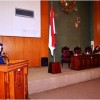 Bupati Kuningan, Hj Utje CH Suganda saat mengusul;kan 7 raperda pada sidang paripurna DPRD.